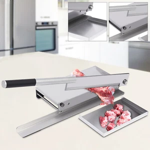 16" Manuelle Guillotine Fleisch Knochen Schneider Schwerlast Huhn Schneidemaschine - Bild 1 von 14