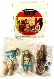 Star Wars 1984 Kenner Mailer Sears 3 Pack Chirpa Logray & Chewbacca RARE Baggies - Bild 1 von 12