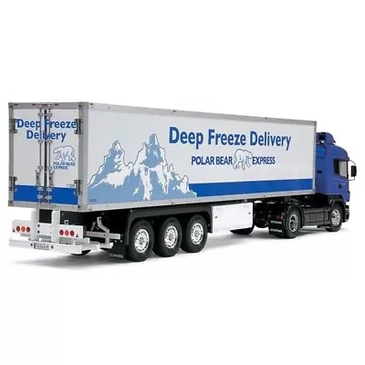 TAMIYA 1/14 RC Electric Big Truck No.19 3-Axis Reefer / Semi-Trailer 56319 - Image 1 of 4