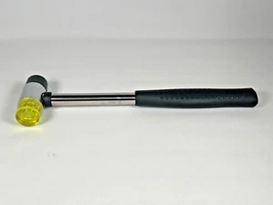 Rubber Mallet Hollow Hammer with Double Heads Steel Handler  9.5" - Picture 1 of 4