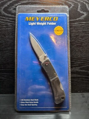 Meyerco 6.5” Lock Back Folding Knife Stainless Steel Blade - Image 1 of 3