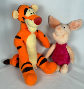 Peluche tigre et porcelet boutique Disney exclusive authentique jouets Winnie l'ourson