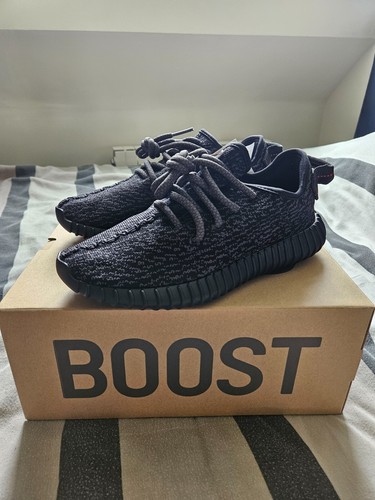 Adidas Yeezy Boost 350 V1 Pirate Black UK 3.5 Nuove con scatola