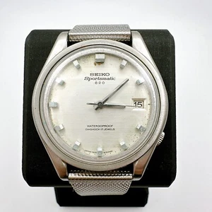 SEIKO Sports matic 820 17 jewels Automatic Mens Vintage japan made 7625-8130 - Picture 1 of 8