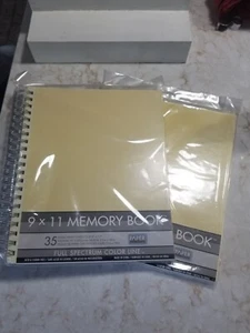Vintage NOS 2005 DMD 9X11 Memory Books Bady School New Home NIP Scrap Booking  - Picture 1 of 4