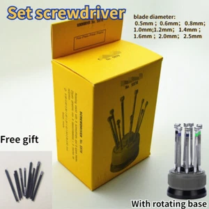 9-teiliges Uhrmacher Wende Juweliere Schraubendreher Set Uhr Reparatur Werkzeuge - Bild 1 von 7