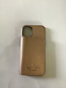 Kate Spade New York Cardholder Phone Case For iPhone 12 Mini, Rose Gold - Picture 1 of 2