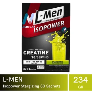 L-MEN Isopower Stargizing Starfruit Geschmack Muskelstärke Gainer (30 Sct) 234g - Bild 1 von 23