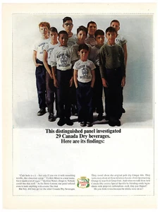 Canada Dry Print Ad Vintage Advertisement Soda Ad Madison Square Boys Club 1965 - Picture 1 of 1
