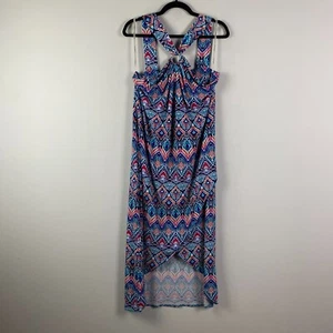 Tommy Bahama Prima Peacock Halter Neck Dress Size Large Sleeveless - Picture 1 of 11