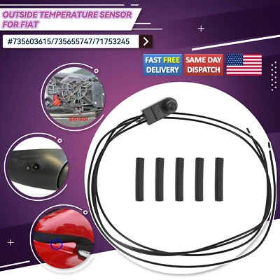 For Fiat 500 500X 500L  Punto Ambient Temperature Sensor Underneath Door Mirror Foto 1 de 4