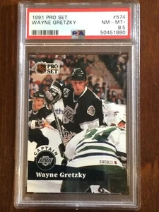 1991 Pro Set CC — Insert — Wayne Gretzky — 13th Year — PSA 8 — pop 36 all grades - Picture 1 of 3