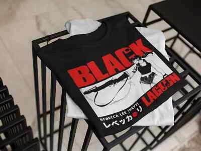 Black Lagoon Anime T-Shirt, Revy Balalaika Manga Waifu Shirt - Image 1 of 4