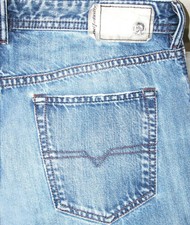 *HOT Men's DIESEL @ BUSTER Art 838B Slim TAPERED Denim Jeans 34 x 32 (Fit 34x31)