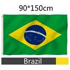 Brasiliana Bandiera 3 5 Foot Alto Grado Cucita Nazionale Decorazione 90X150cm