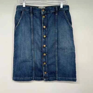 Current/Elliott The Sally Skirt Women's Size 30 Loved Cotton Distressed Hem - Picture 1 of 8