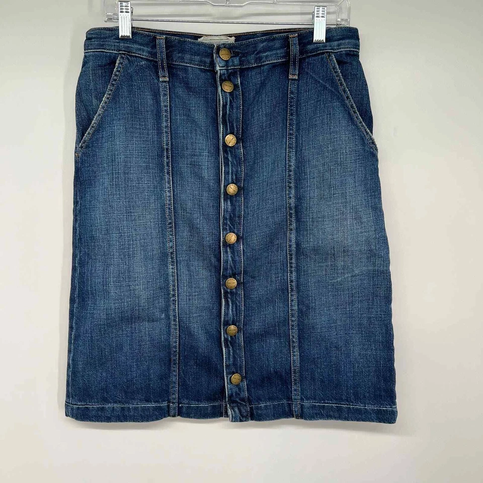 Falda Current/Elliott The Sally para mujer talla 30 Loved algodón dobladillo desgastado Foto 1 de 4