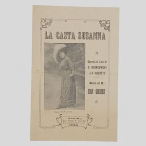 Operetta Programma di sala La casta Susanna - Picture 1 of 3