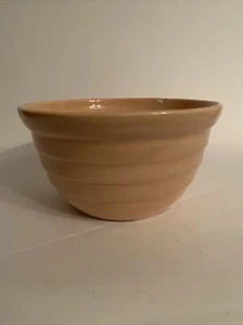 VINTAGE Farmers Elevator Advertising Stoneware Bowl crock Guthrie Center Iowa - Picture 1 of 8