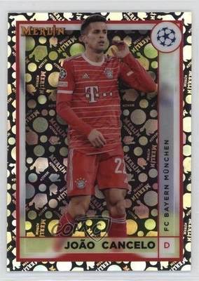2022 Topps Merlin UEFA Club Competitions Vintage Refractor Joao Cancelo João #57 - Image 1 of 2