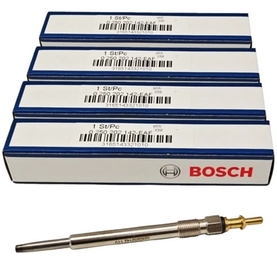 Juego de 4 bujías incandescentes 0250202142 para Bosch Dodge Sprinter Freightliner diésel Foto 1 de 4