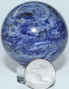 AAA Maine Sodalita Esfera / 2.17" (55.11 mm) / 8.30 oz (235.30 gr) 3534 - Imagen 1 de 16