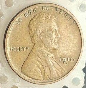 1910 S Wheat Penny Lincoln Cent 1c High Grade  Details - Picture 1 of 2