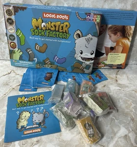 MONSTER SOCK FACTORY Multiplication Learning Math Game 1-4 Players STEM Ages 7+ - Picture 1 of 24