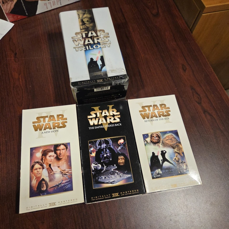 Star Wars Trilogy VHS Tape Box Set (Episodes 4,5 & 6) - Image 1 of 1