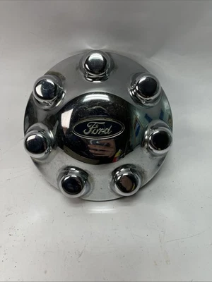 1997 - 2004 Ford F150 F250 7 Lug Chrome OEM Center Cap F75A-1A096-BD 1 - Image 1 of 4