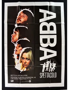 Manifesto Abba Show 1978 Hallström Fältskog Ulvaeus Andersson A382 - Imagen 1 de 1