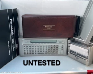 Vintage Panasonic RL-H1400 HHC Computer & Printer Instruction Manual Untested - Afbeelding 1 van 14