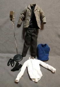 Barbie Ken Doll Suit Outfit Pants Shoes Microphone Bowtie Frank Sinatra - Picture 1 of 6
