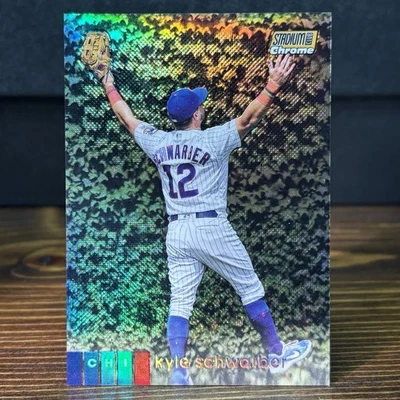 2020 Topps Stadium Club хромированный No275 Кайл Шварбер /50 Gold Refeactor - Изображение 1 из 2