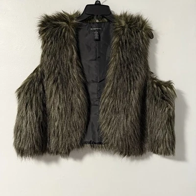 Chaleco de piel sintética INC International Concepts 3X marrón Foto 1 de 4