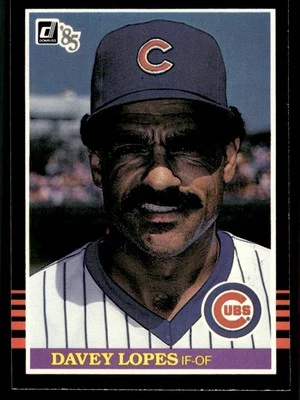1985 Donruss Davey Lopes Chicago Cubs #604 - Image 1 of 2
