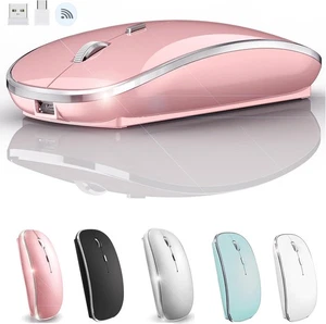 Mouse wireless per MacBook Pro Air laptop Mac iMac oro rosa  - Foto 1 di 6