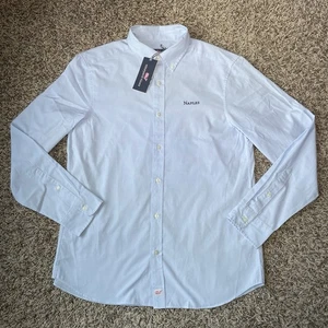 Vineyard Vines Jake Light Blue Murray Ian & Shep Naples Florida Shirt Mens MED - Picture 1 of 9