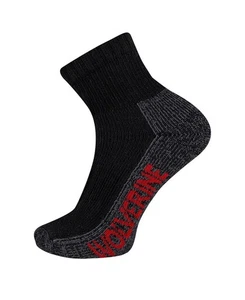 Paquete de 2 calcetines negros Wolverine para hombre punta de acero talla 7-12 - Imagen 1 de 4