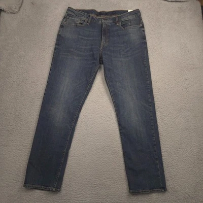 Pantalones de mezclilla elásticos de 2 vías Lucky Brand 410 atléticos ajustados 36x32 azules nuevos con etiquetas Foto 1 de 4