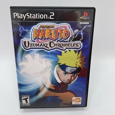 Naruto: Uzumaki Chronicles PS2 PlayStation 2 Complete CIB Black Label - Image 1 of 4