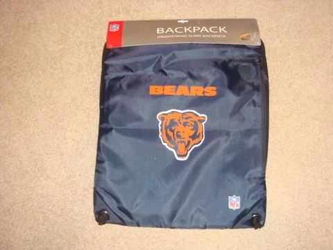 New NFL Chicago Bears Football Brian Urlacher Jersey Sling Drawstring Backpack Cover