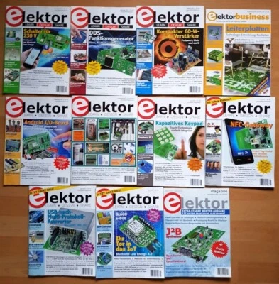 14x Elektor 2015 kompletter Jahrgang Elektronik Zeitschrift Magazin Board Comput - Bild 1 von 2