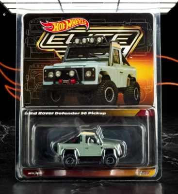 Hot Wheels - Elite 64 Series - Land Rover Defender 90 Pickup - Neu &Ovp