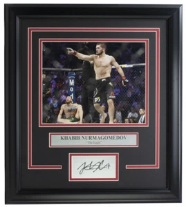 Khabib Nurmagomedov UFC 14x18 Custom Framed Photo Display - Picture 1 of 2