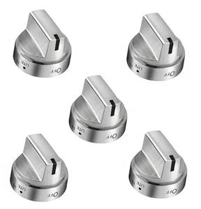 GE JGBS66REK5SS Gas Range Oven Burner Knobs (5 Pack) - Picture 1 of 1
