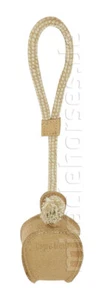 Diego & Louna Hundespielzeug Ball am Seil 7cm Spaltleder Wurf-/Zerrspielzeug - Bild 1 von 1