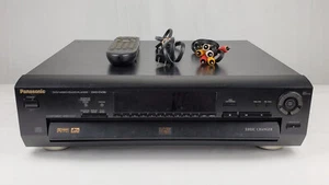 Panasonic DVD-CV36 5 discos carrusel DVD/Video cambiador de CD con cables remotos y AV - Imagen 1 de 14