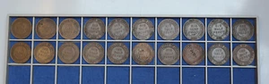 AUSTRALIEN: 1/2 HALF PENNY: AUSWAHL AUS 1911 - 1936, Bro, ss/vz, KM#22, Be45 - Bild 1 von 45