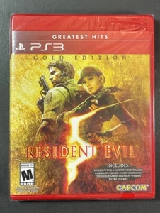 Resident Evil 5 [ Gold Edition ] (PS3) NEW W/ Cracked Case - Picture 1 of 7